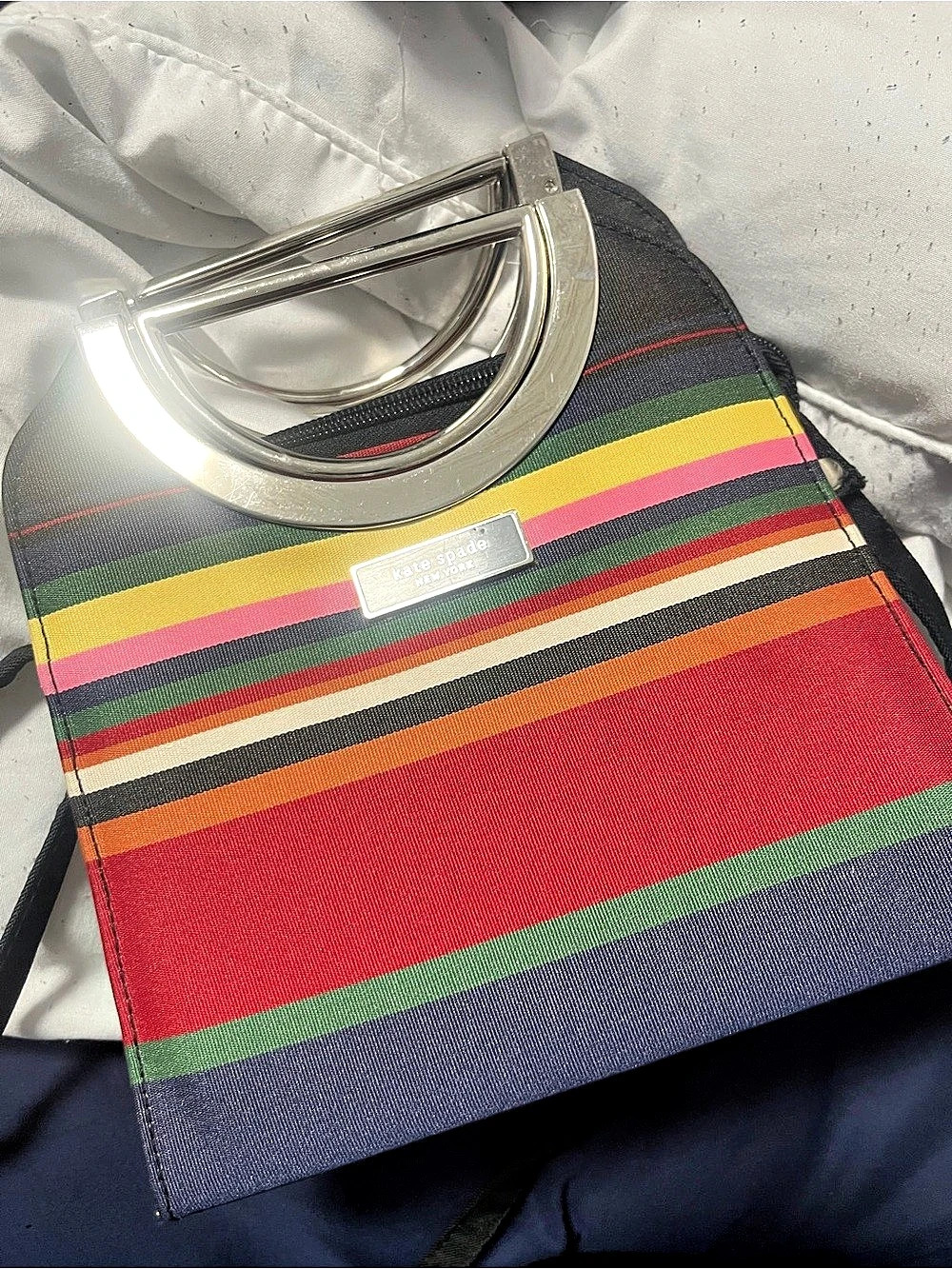 Kate Spade Striped Tote in Multicolor